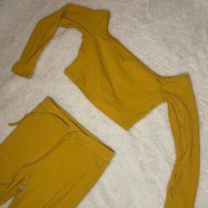 Yellow two piece